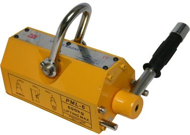 Manual Magnetic Lifter of Yellow Color  with Safety Factory 2.5:1, Magnetic Steel  150kg - 3200kg