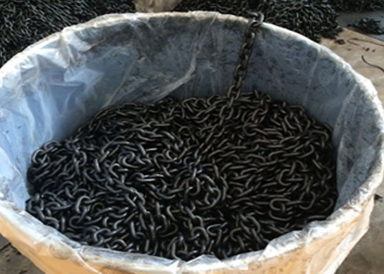 ब्लैक 6 मिमी - 32 मिमी भारोत्तोलन श्रृंखला / काली चेन चमकाने और काले काले