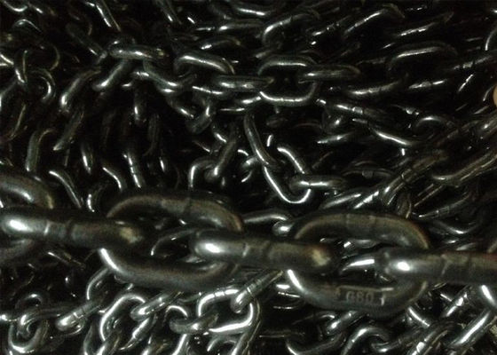 अधिकतम 32 मिमी G80 भारोत्तोलन श्रृंखला, चमकाने और काले काले उठाने वाले जंजीरों