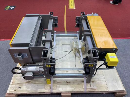 यूरोपीय मॉडल इलेक्ट्रिक वायर रस्सी लिफ्टिंग लो हेडरूम प्रकार भारी शुल्क उठाने के लिए अनुकूलित डिजाइन और प्रदर्शन के साथ